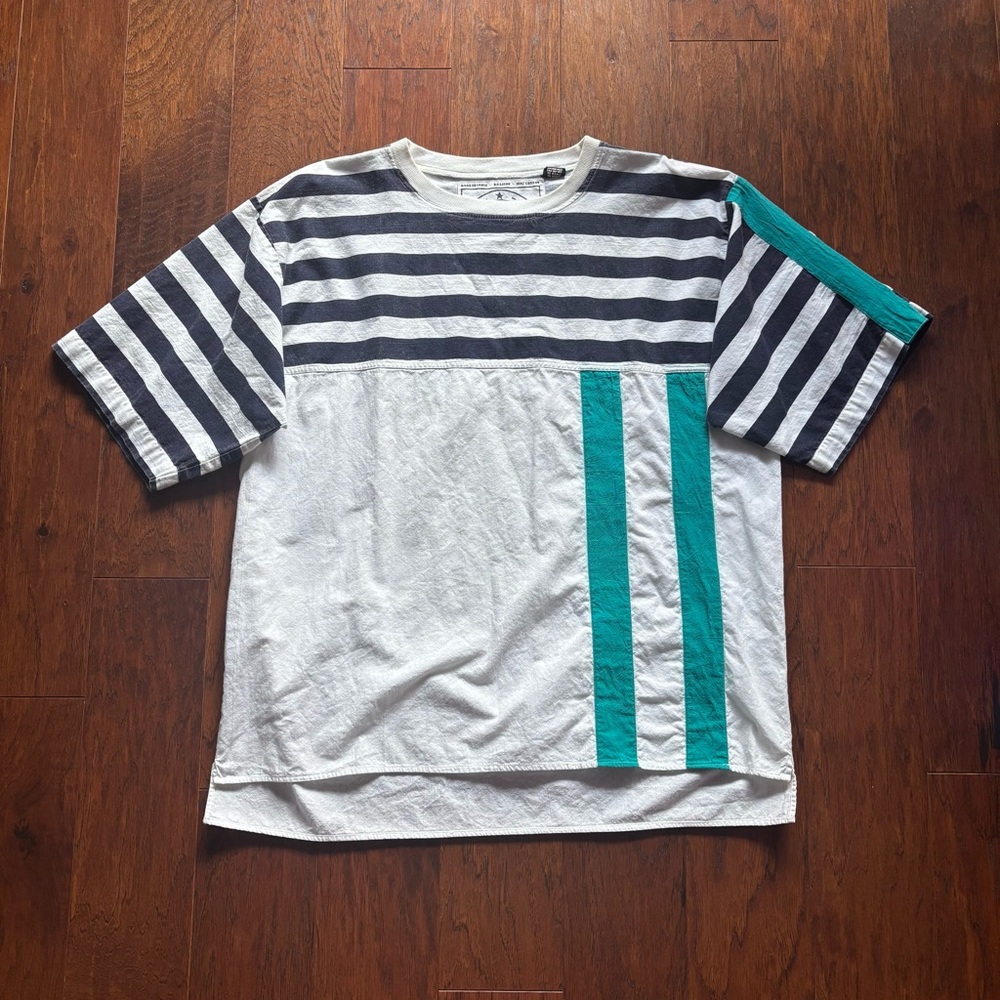 Pier Connection Vintage Striped Yacht Tee Nautical Cotton | Unisex XL - Picture 3 of 10